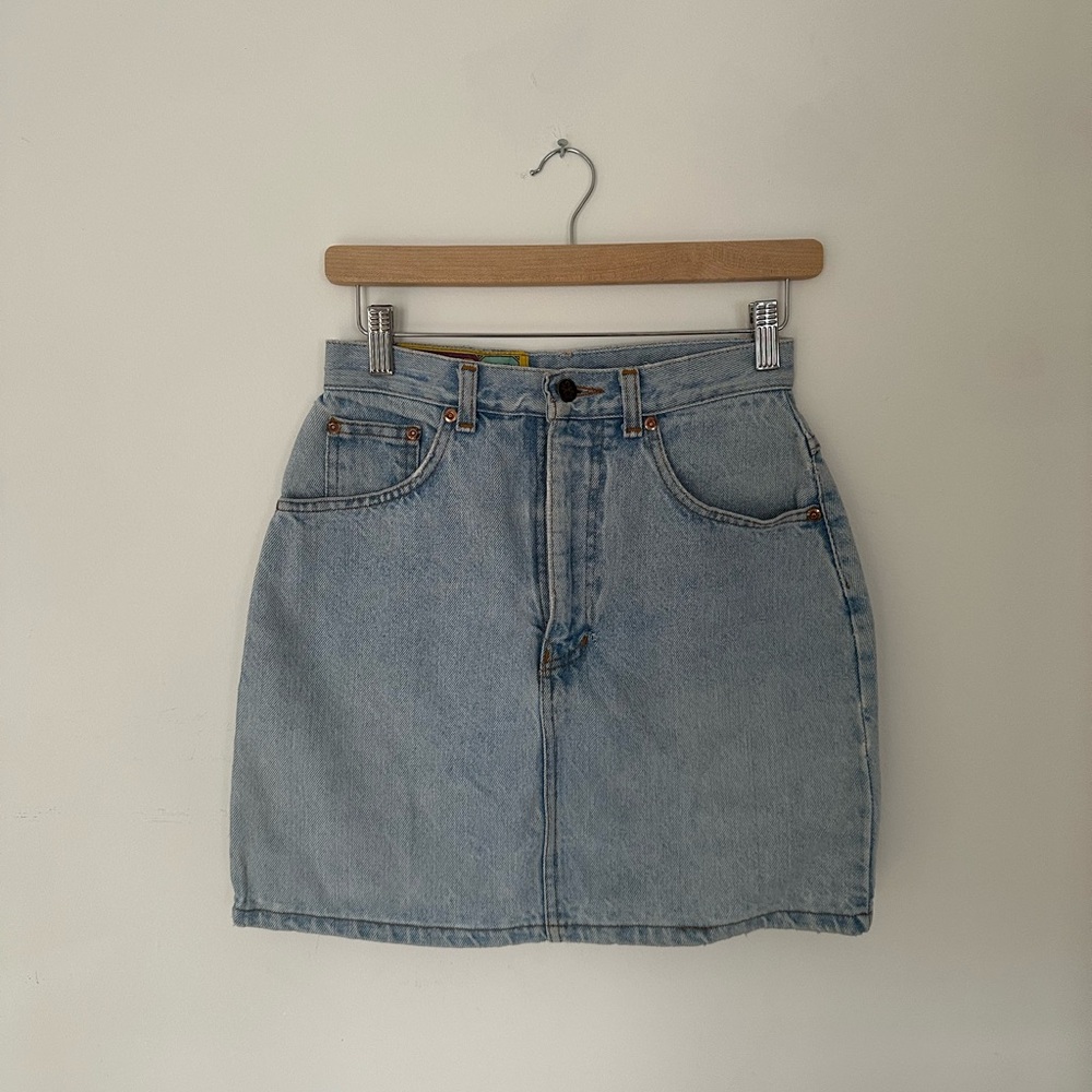 STAFF jean skirt